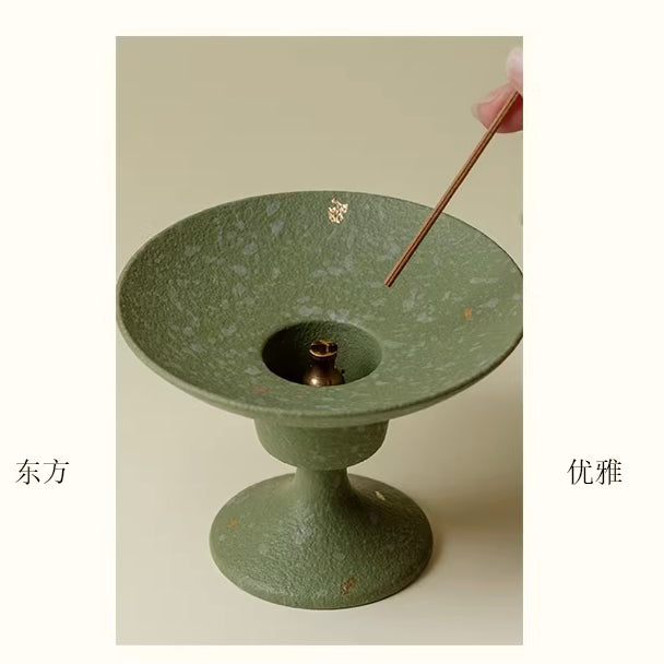 KiMa — Jade Green Incense Holder