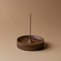 KiMa — Circle Incense Holder (Walnut Wood)